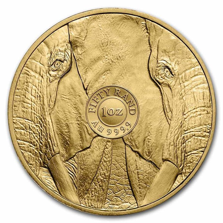 Los Cinco Grandes: Elefante 1 oz Oro 2022
