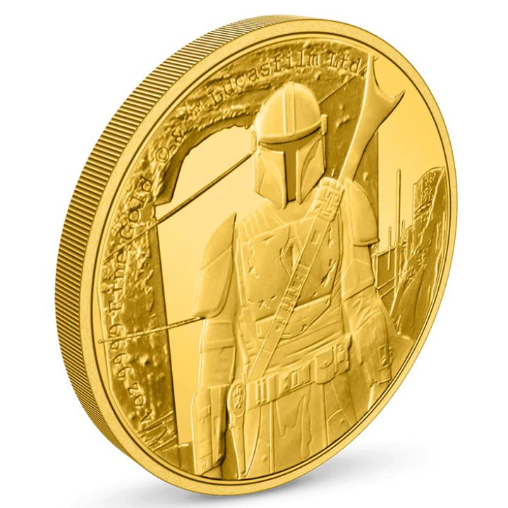 Niue: Star Wars The Mandalorian – The Mandalorian 1/4 uncia arany 2021 Proof