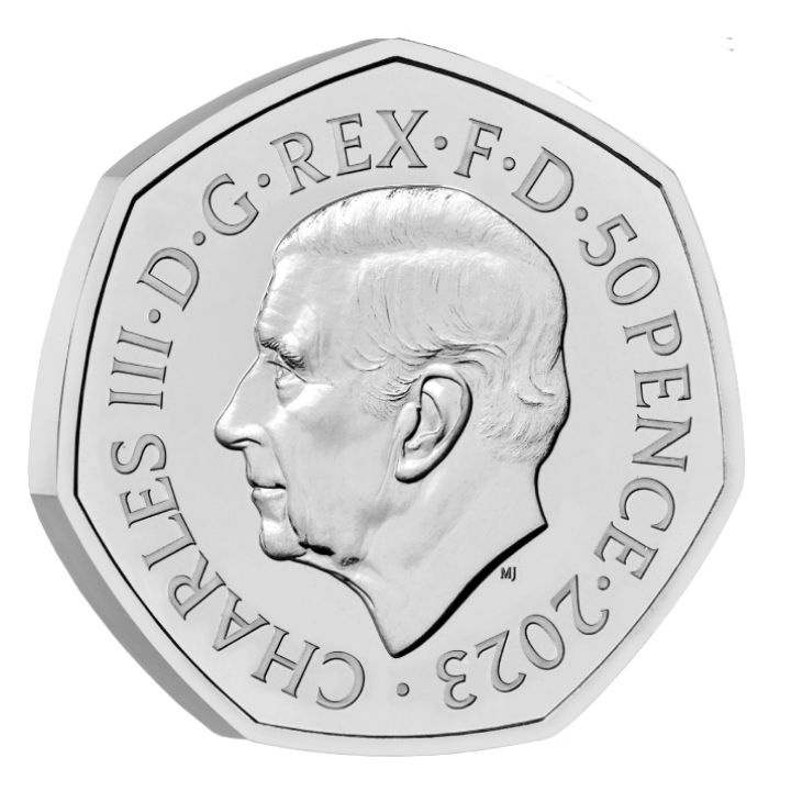 5 érme szett Nagy-Britannia réz-nikkel 2023 Emlékérme