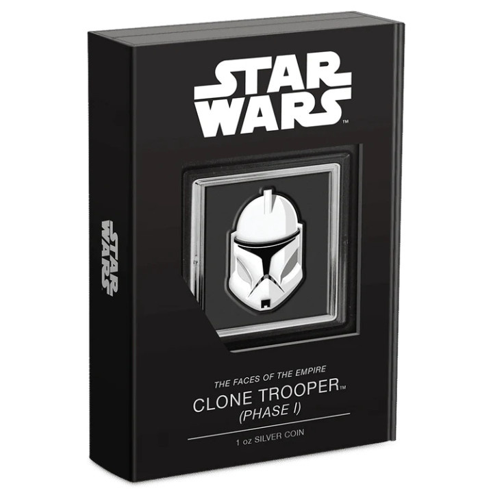 Niue: Star Wars The Faces of the Empire - Clone Trooper (Phase I) coloured 1 oz Silber 2022 Proof