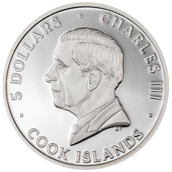 Islas Cook: In Memoriam Papa Francisco 1 Onza Plata 2025 Proof