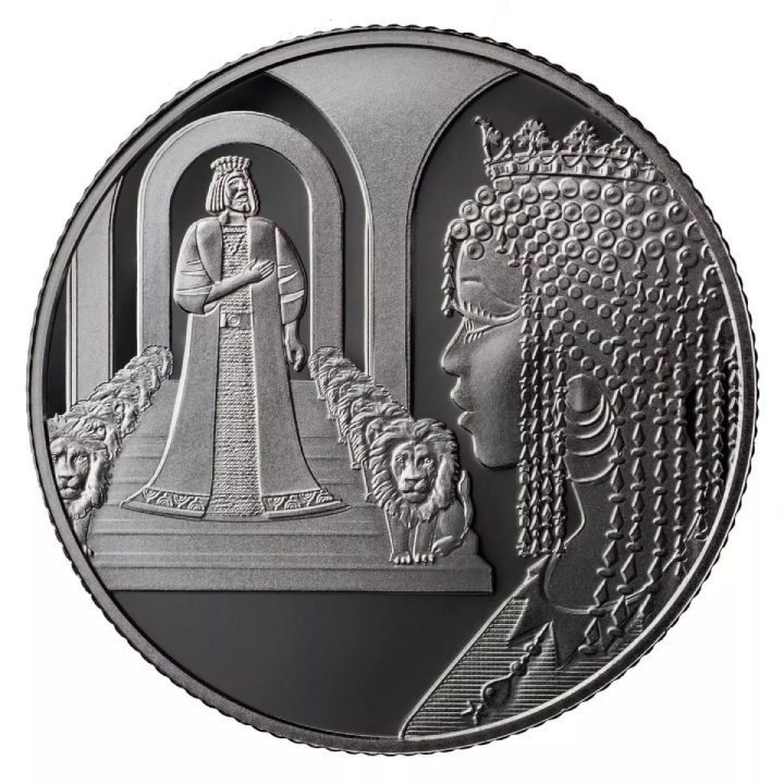  King Solomon and The Queen Of Sheba 1 uncja Srebra 2021 Proof 