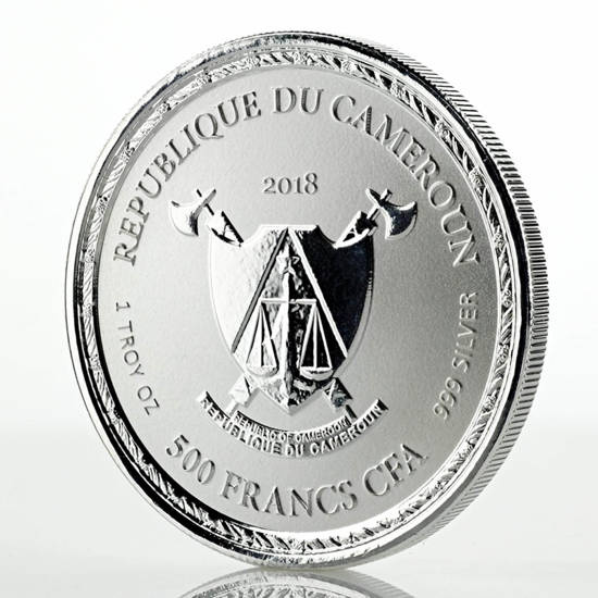 Camerun: Drago imperiale 1 oncia d'argento 2018