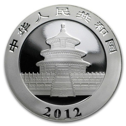 China Panda 1 oz Silver 2012
