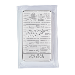 Barra de Plata 007 James Bond 10 oz