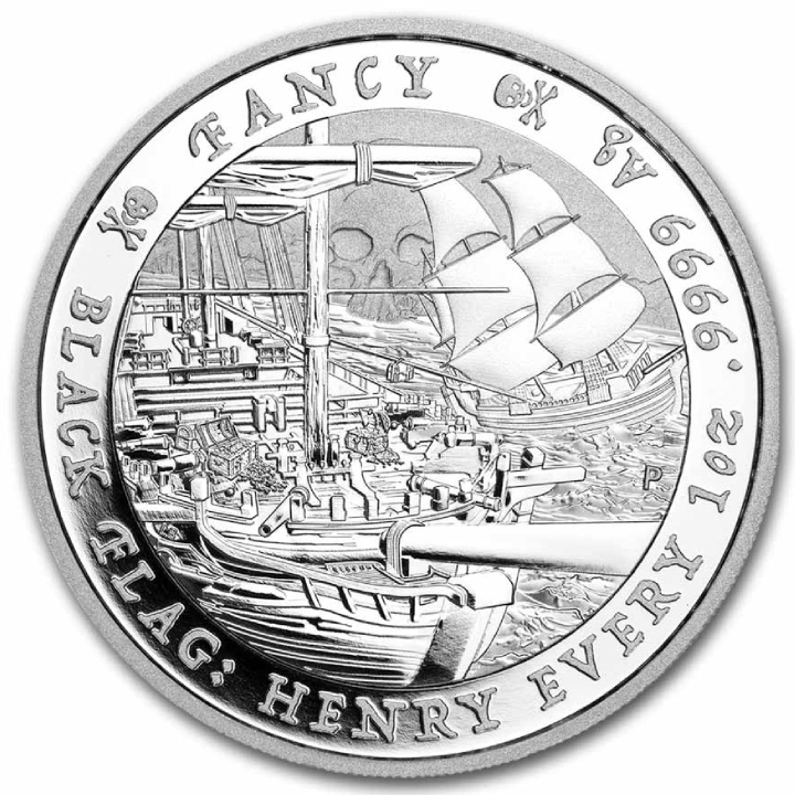 Tuvalu: Black Flag - The Fancy 1 uncja Srebra 2023