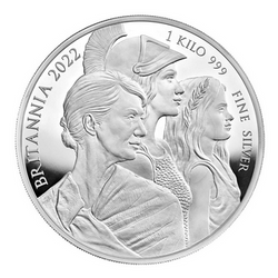 Britannia 1000 grammes d'argent 2022 Proof Éditions exclusives
