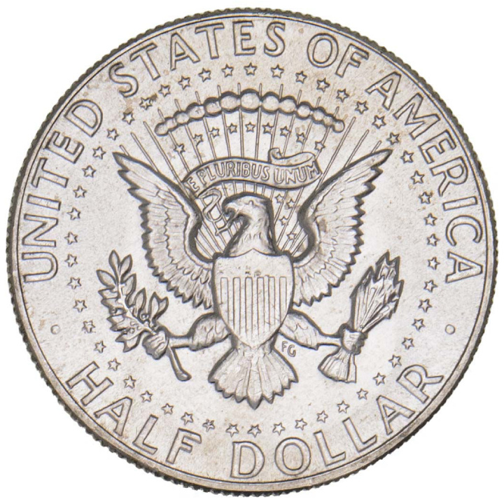 ESTADOS UNIDOS: 50 Cents - Half Dollar ($0.50) Silver Various Vintages (Ag.400 sample) Circulating
