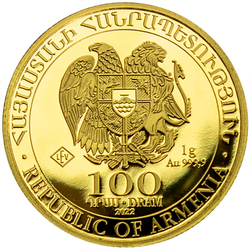 Noah's Ark 1 gram Gold 2022