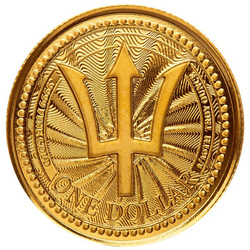 Barbados: Trident 1/10 oz Oro 2023