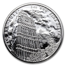 Landmarks of Britain: Big Ben 1 oz Silver 2017