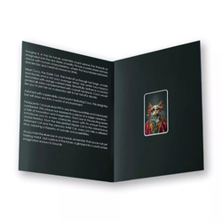 The Holy Land Mint - Human Cats - Coco kolorovaná 1 unce Stříbra 2025