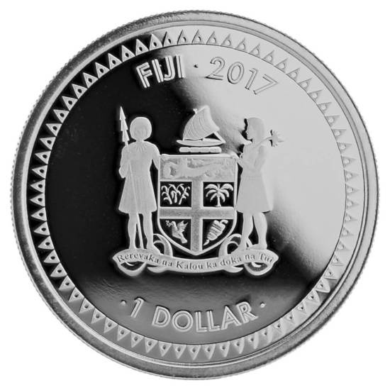 Fiji: Great Wave 1 uncja Srebra 2017