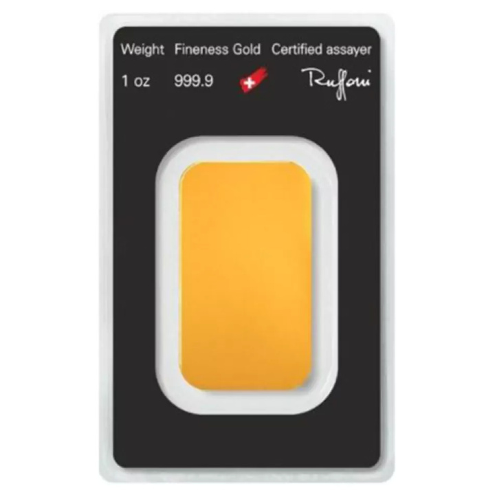 Argor bar - Heraeus 1 oz Gold LBMA GD Refiner
