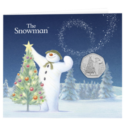 The Snowman 50p Kupfer-Nickel 2024