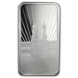 1 oz Bar Silber PAMP Suisse Religious Series (Ka' Bah. Mecca)