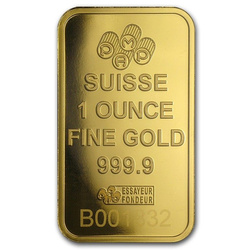 Lingot d'or 1 once Pamp Rose