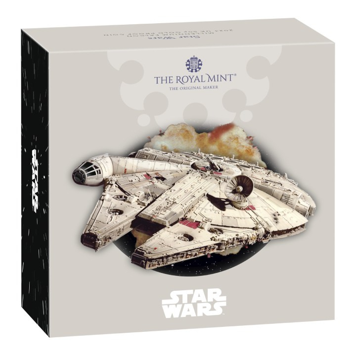 Star Wars: Millennium Falcon 50p Złoto 2024 Proof