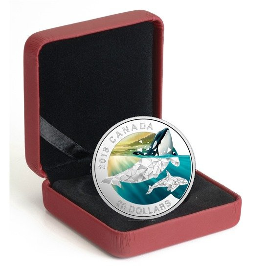 Geometrikus állatvilág: Orka 20$ 2018