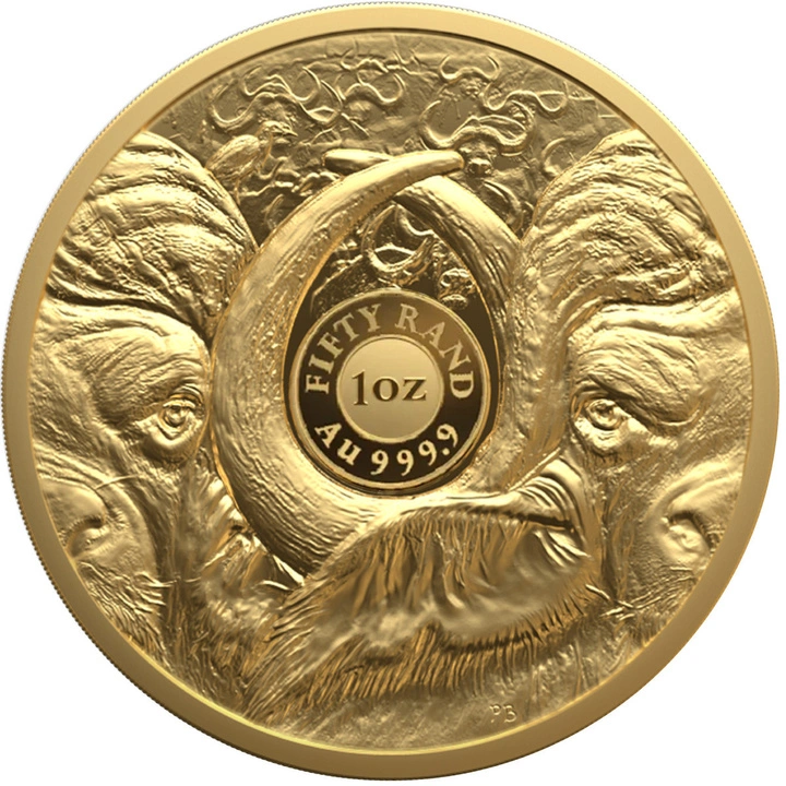 Moneda de Oro Big Five III: Búfalo 1 Onza de Oro 2026 Proof