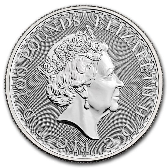 Britannia 1 uncja Platyny 2021