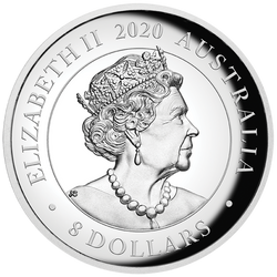 Canguro Australiano 5 oz Plata 2020 Proof Alto Relieve