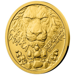 Niue: Czech Lion 1/25 uncji Złota 2023
