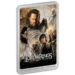 Niue: The Lord of the Rings - The Return of the King kolorowany 1 uncja Srebra 2022 Proof