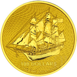 Cook-szigetek HMS Bounty 1 uncia arany 2020