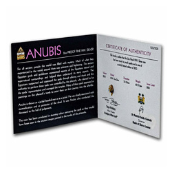 Sierra Leone: Egyptian Gods - Anubis coloured 2 oz Silber 2023 Proof Coin