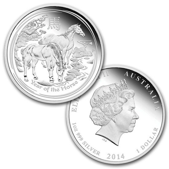 Lunar II: Year of the Horse Set 3,5 oz Silber 2014 Proof