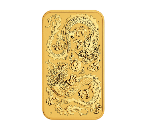 Lingot Dragon 1 once d'or 2020