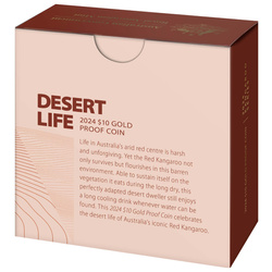 RAM : Kangourou - Desert Life 1/10 once d'or 2024 Proof