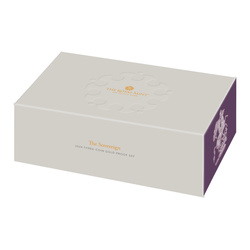 Gran Bretagna: Set di 3 monete Sovrano 2024 Proof