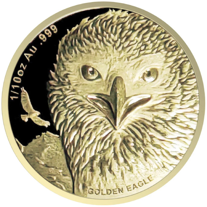 Samoa: Golden Eagle 1/10 oz Gold 2024 Prooflike