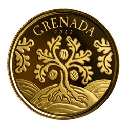 Grenada: Albero di noce moscata 1 oncia d'oro 2022