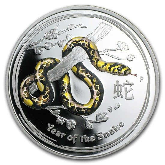 Lunar II: Año de la Serpiente 1 oz Plata proof 2013
