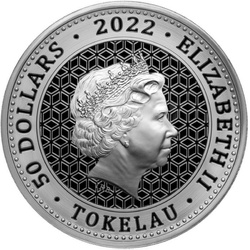 Tokelau: Bull & Bear 1000 g Srebra 2022