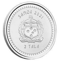 Samoa: Caballito de mar 1 oz Plata 2021