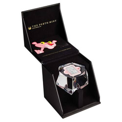 Sztabka Pink Panther 1 uncja Różowego Złota 2018 Diamond