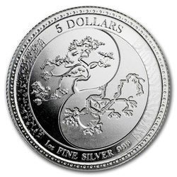Tokelau: Equilibrium 1 uncja Srebra 2018