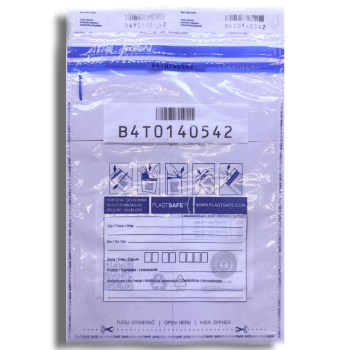 Plic de securitate bancar B4 255x360 mm 10 buc.