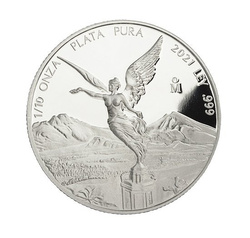 Mexican Libertad 1/10 oncia d'argento 2021 Proof
