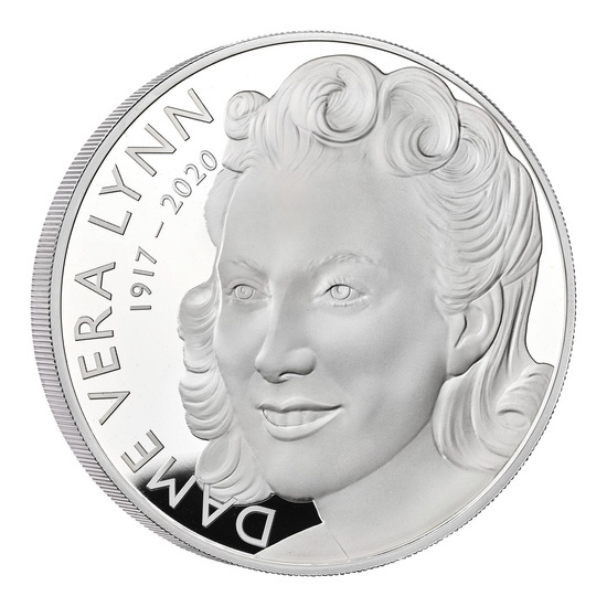 Celebrating the Life and Legacy of Dame Vera Lynn 5 oz Silver 2022 Proof