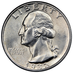 Washington Quarter Silber 1932-1964 Coin