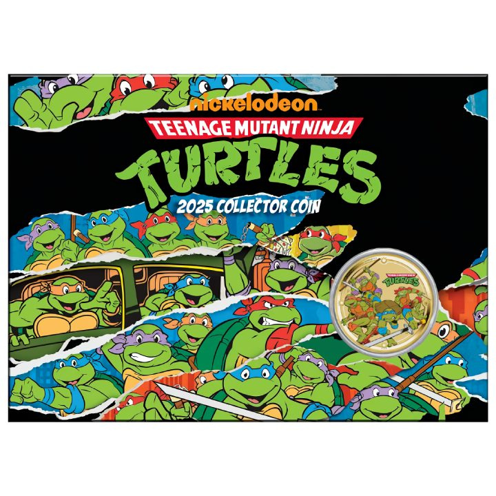 Tuvalu: Teenage Mutant Ninja Turtles 13,5 g Brązu Aluminiowego 2025