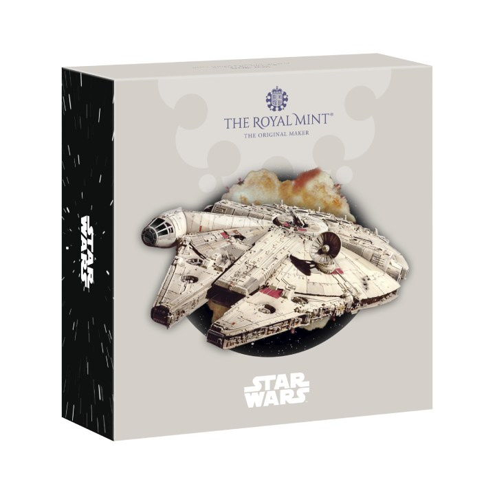 Star Wars: Millennium Falcon 5 uncji Srebra 2024 Proof