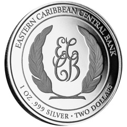 Antigua & Barbuda: Rum Runner coloured 1 oz Silver 2023 Proof