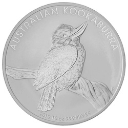 Kookaburra 10 uncji Srebra 2010