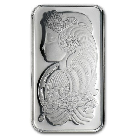 1 oz Platinbarren Pamp - Beschädigtes Ceripack